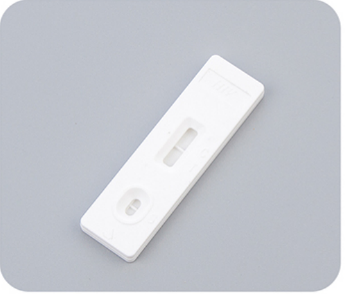 White Changfeng rapid test cassette housing with viewing window and sample opening